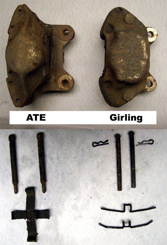 Girling brake parts vehicle identification manual
